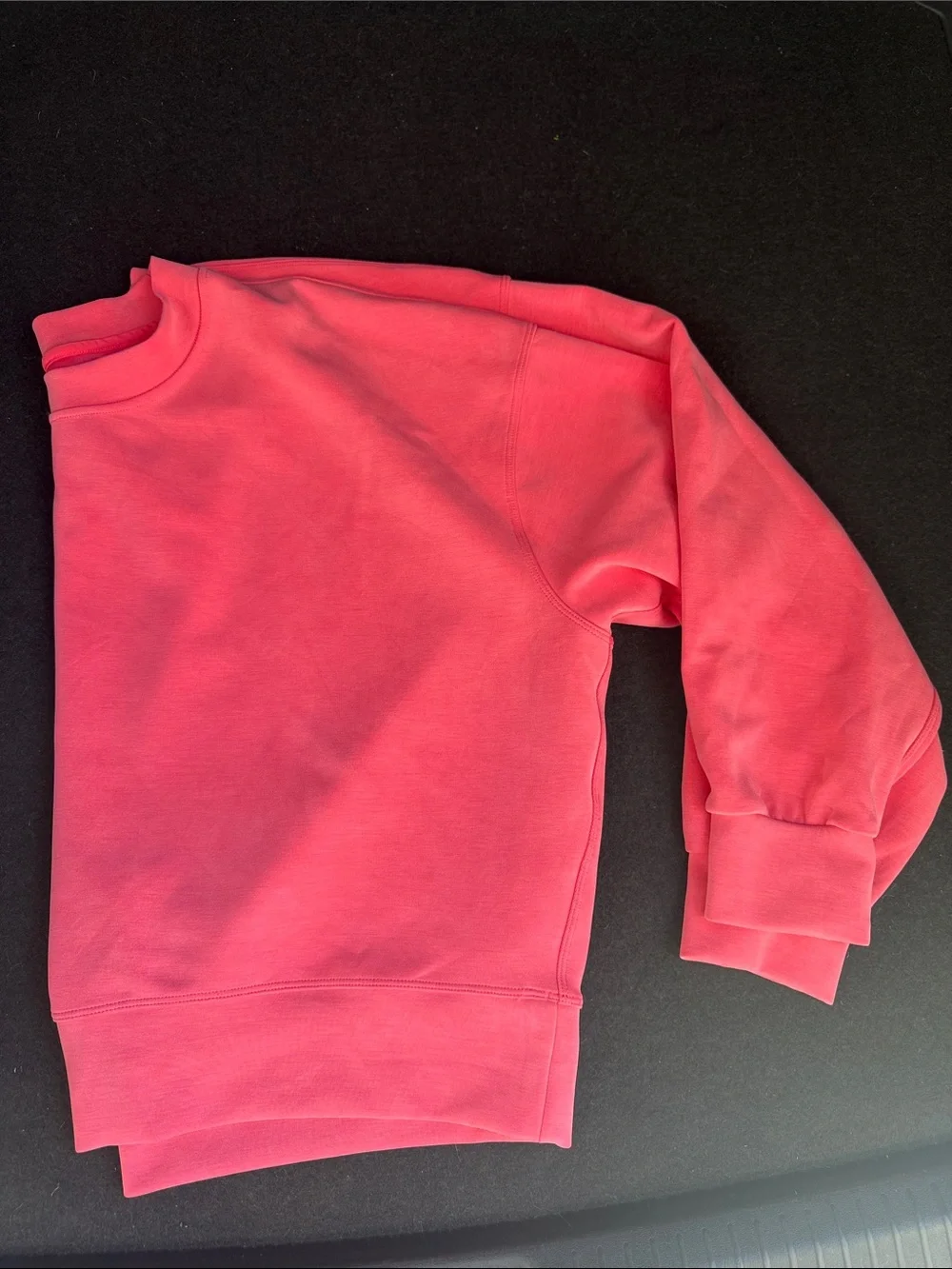 lululemon athletica Pink Crew/cropped Sweatshirt